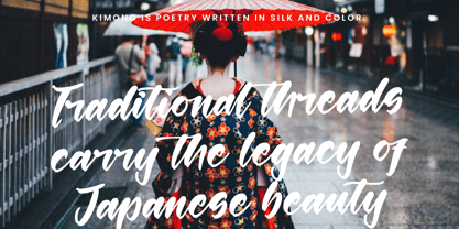 Shinobi Morning Font Poster 3