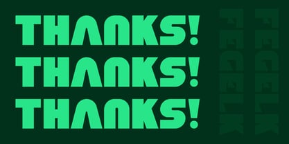 Fegelk Font Poster 4