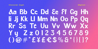 Mightail Font Poster 7