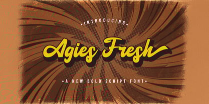 Agies Fresh Font Poster 1
