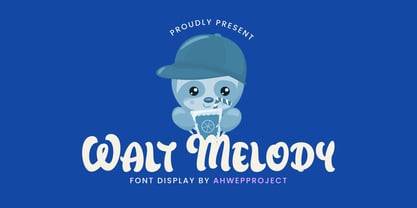 Walt Melody Font Poster 1