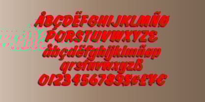 Churchward Brush Font Poster 5