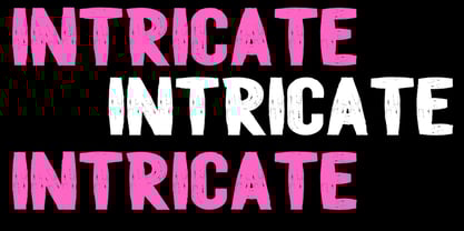 Intricate Font Poster 6