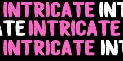 Intricate Font Poster 5