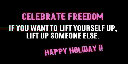 Intricate Font Poster 3