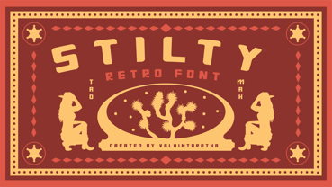 Stilty Font Poster 1