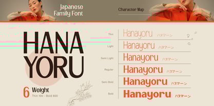 Hanayoru Font Poster 8