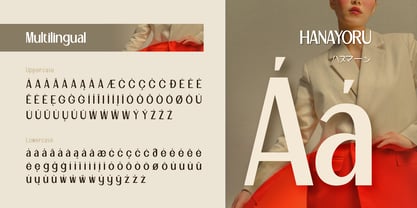 Hanayoru Font Poster 11