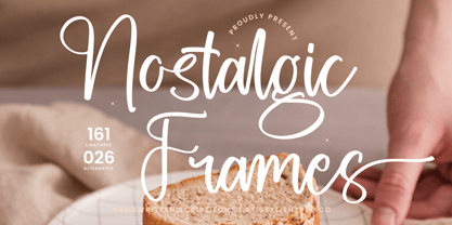 Nostalgic Frames Font Poster 1