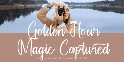 Nostalgic Frames Font Poster 11