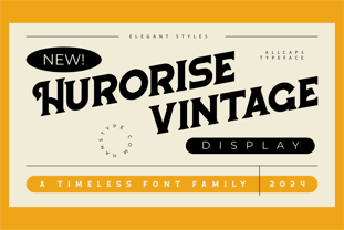Hurorise Font Poster 1