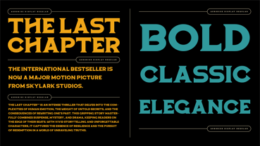 Hurorise Font Poster 5