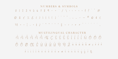 CF Tranquil Wave Font Poster 9