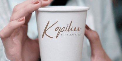 CF Tranquil Wave Font Poster 8