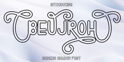Beujroh Font Poster 1