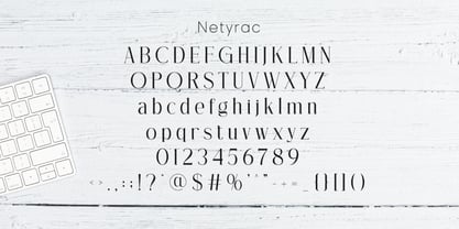 Netyrac Font Poster 6