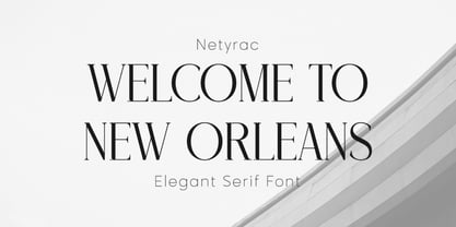 Netyrac Font Poster 2
