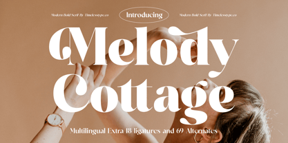 Melody Cottage Font Poster 1
