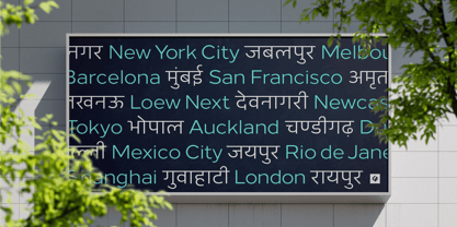 Loew Next Devanagari Font Poster 10