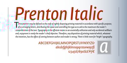 Prenton RP Font Poster 5