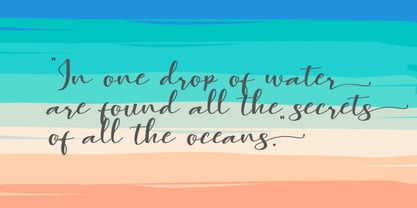 Jostle Font Poster 2