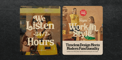 Fd Retro Majestic Font Poster 7