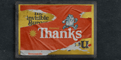 Fd Retro Majestic Font Poster 14