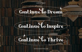 Mortise Font Poster 7