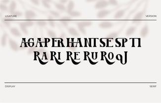 Mortise Font Poster 5