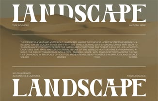 Mortise Font Poster 4