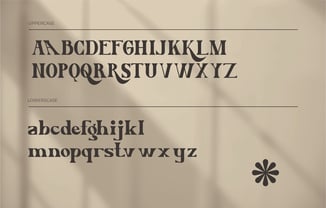 Mortise Font Poster 2