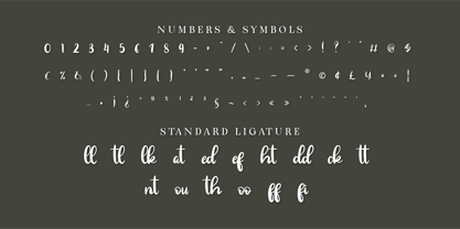 CF Janellyssa Font Poster 6