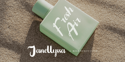 CF Janellyssa Font Poster 10