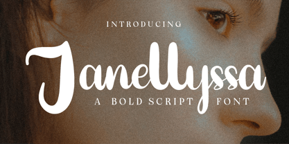 CF Janellyssa Font Poster 1