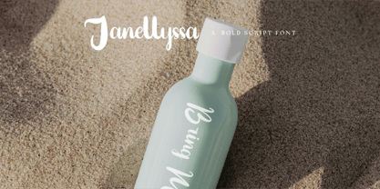CF Janellyssa Font Poster 9