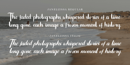 CF Janellyssa Font Poster 5