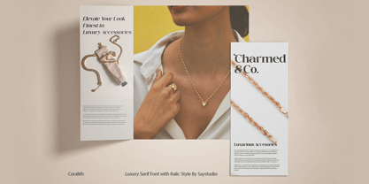 Coralith Font Poster 10