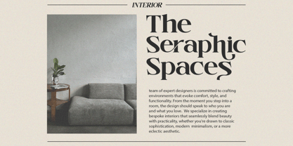 Coralith Font Poster 2