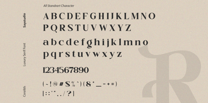 Coralith Font Poster 11