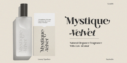 Coralith Font Poster 8