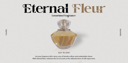 Coralith Font Poster 5