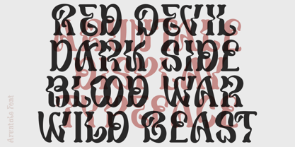 Aruntale Font Poster 3