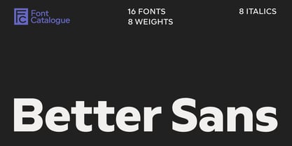Better Sans Font Poster 1