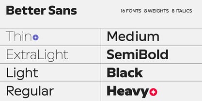 Better Sans Font Poster 4