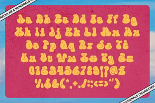Blob & Pop Font Poster 2
