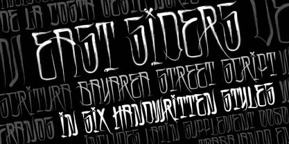 San Jose Graffiti Font Poster 2