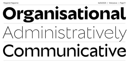 Regards Font Poster 9