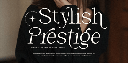 Vedora Font Poster 5