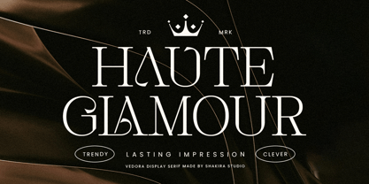 Vedora Font Poster 3