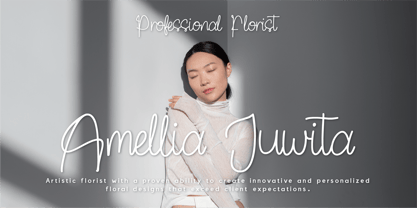 CF Yumita Claire Font Poster 2